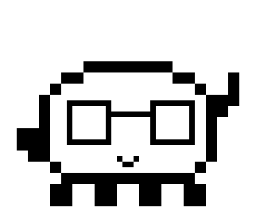 critter with glasses