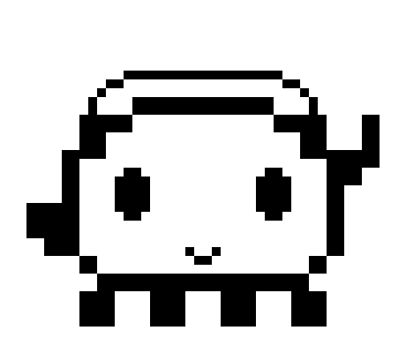 critter with headphones