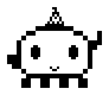 critter with a party hat