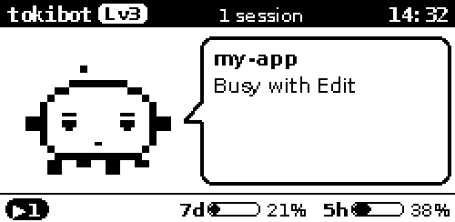 Pixel's display